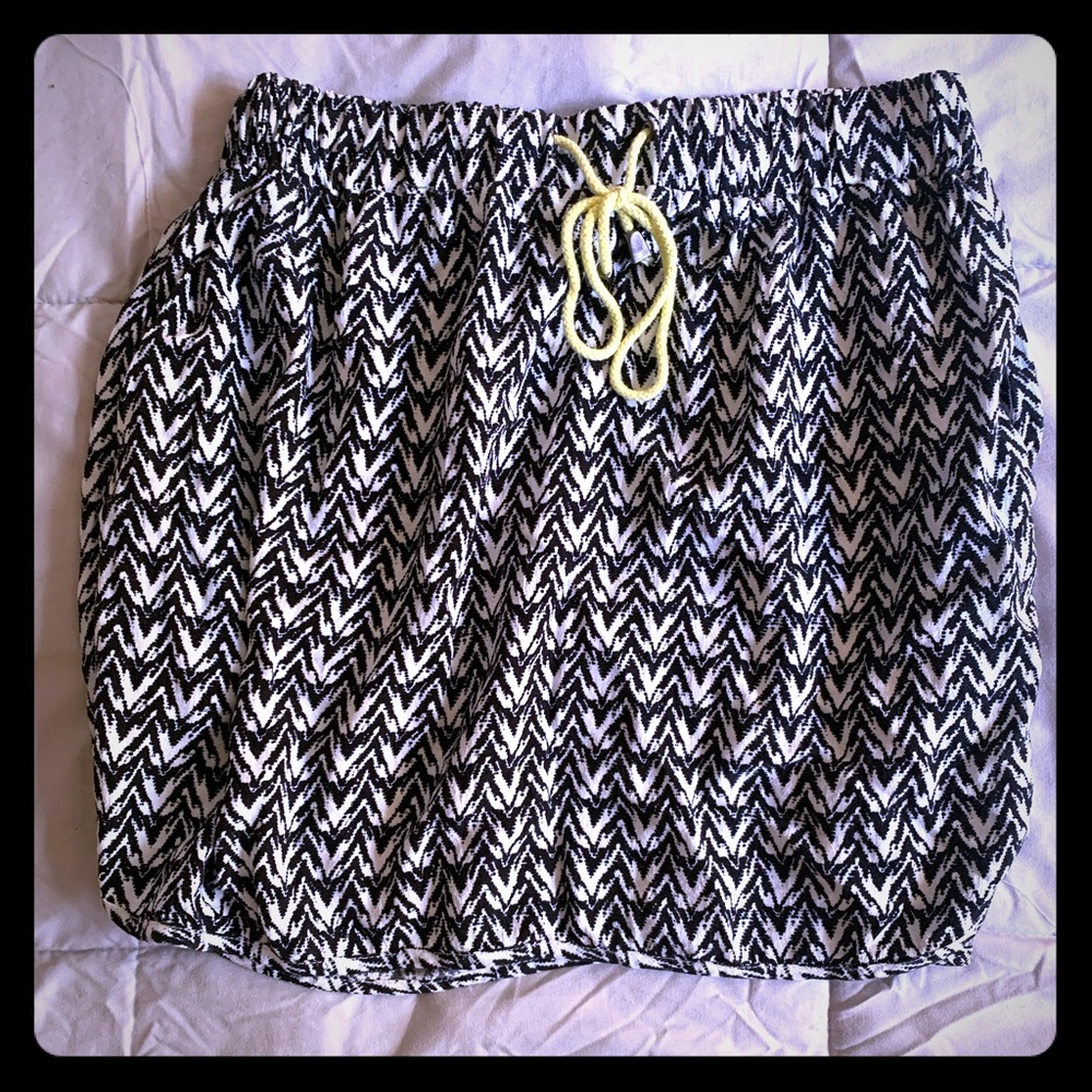 Top Shop Drawstring Skirt w/ pockets